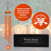 Personalized wind chime for Halloween gift with engraving